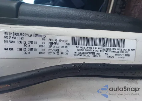 2004 Jeep Grand Cherokee Laredo from USA, damaged, VIN 1J4GW48SX4C307555